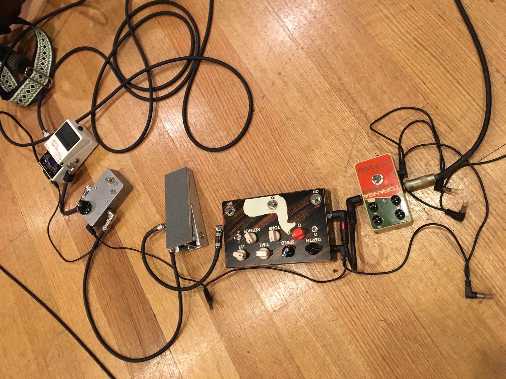 Nels cheap cline pedalboard