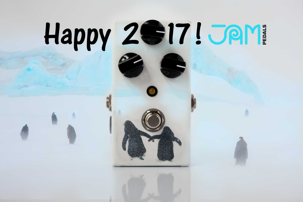 jampedals handmade analog pedals new year penguins-2017