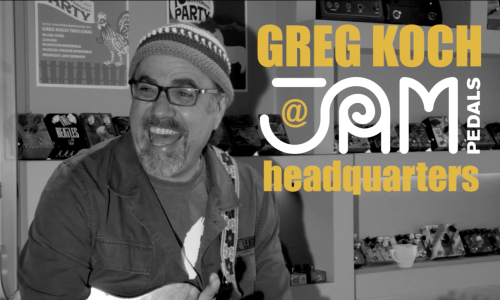 Greg Koch | Interview @ JAM pedals headquarters