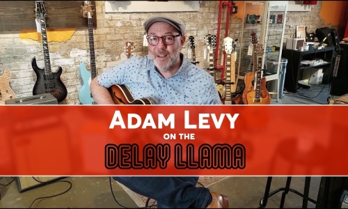 Adam Levy discusses the Delay Llama @ El Diablo Amps & Guitars