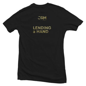 Lending a Hand t-shirt (pedal logos) image 2