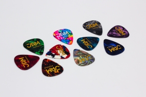 10 x JAM guitar picks in pouch image 4