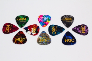 10 x JAM guitar picks in pouch image 5