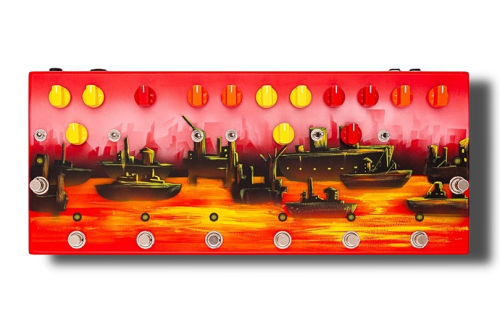“Harbour Flames” Pink Flow